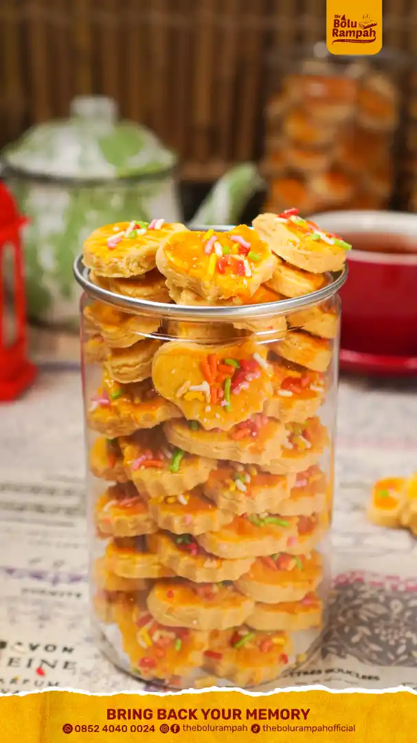 Kue Kering Jadul Meses Warna-Warni